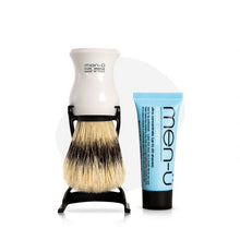 Load image into Gallery viewer, Barbiere Pure Bristle Shaving Brush &amp; Buddy
